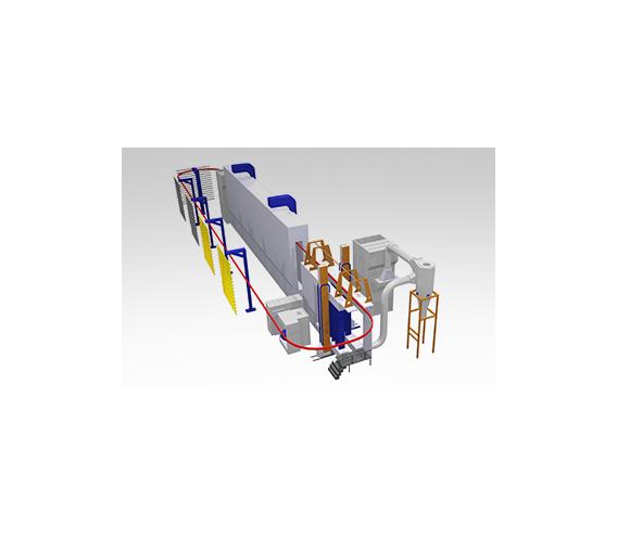 铝型材卧式粉末喷涂生产线-佛山市安邦得机械设备有限公司-生意宝旺铺