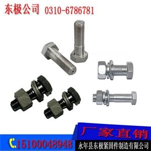 镀锌六角头螺栓价格/东极紧固件制造sell/六角螺栓厂家/镀锌六角头螺栓价格