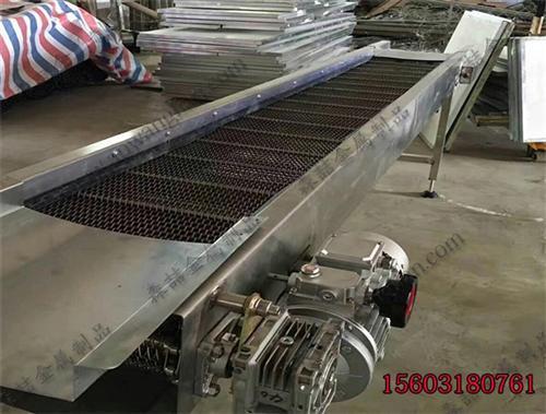 物流分拣输送设备(多图)、常德散装水泥物料网带输送机设备