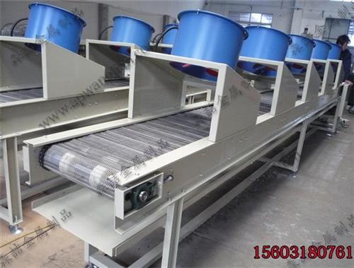 不锈钢网带线厂家(多图),三排拖轮金属输送带网