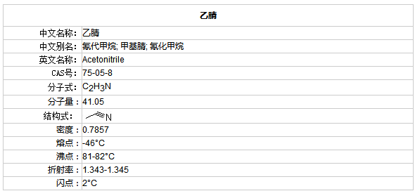 乙腈