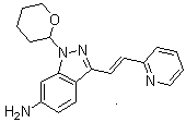 (E)-3-[2-(吡啶-2-基)乙烯基]-1-(四氢-2H-吡喃-2-基)-1H-吲唑-6-胺