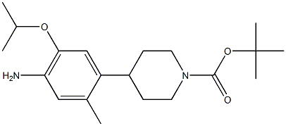 N-BOC-4-(4-氨基-5-异丙氧基-2-甲基苯基)哌啶