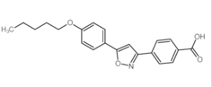 4-(5-(4-(戊氧基)苯基)异恶唑-3-基)苯甲酸