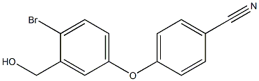 4-[4-溴-3-(羟基甲基)苯氧基]苯甲腈