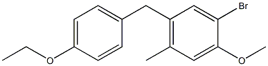 1-溴-5[(4-乙氧基苯基)甲基]-2-甲氧基-4-甲基苯