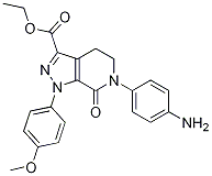 1-（4-甲氧基苯基）-7-氧代-6-（4-氨基苯基）-4,5,6,7-四氢-1H-吡唑并[3,4-C]吡啶-3-羧酸乙酯