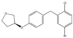 (3S)-3-[4-[(5-溴-2-氯苯基)甲基]苯氧基]四氢呋喃