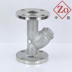 304不锈钢法兰Y型过滤器