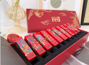 芭莎红龙凤呈祥口红套装