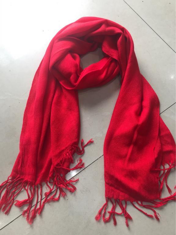 年会大红围巾，礼品，赠品，活动用围巾，厂家直销