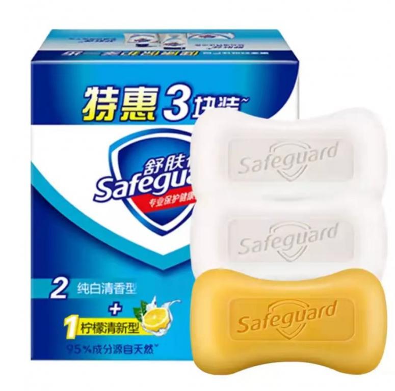 舒肤佳混合三块皂(纯白X2+柠檬X1)