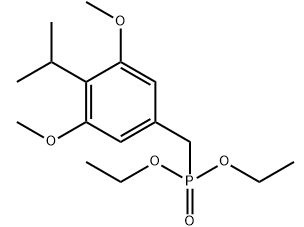 Phosphonic acid, p-[[3,5-dimethoxy-4-(1-methylethyl)phenyl]methyl]-, diethyl ester