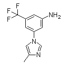 3-(4-甲基-1H-咪唑-1-基)-5-(三氟甲基)苯胺