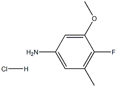 3-甲氧基-4-氟-5-甲基苯胺盐酸盐