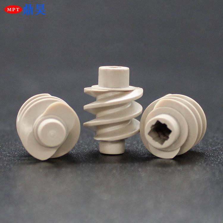 传动PEEK塑胶蜗杆注塑制品