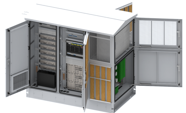 5G基站户外柜—三舱柜