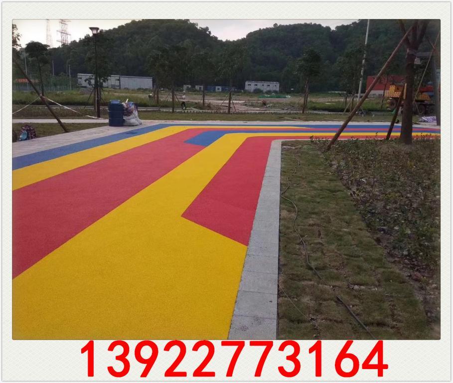小区公园塑胶耐磨地板健身运动场地高弹性纯EPDM橡胶地面