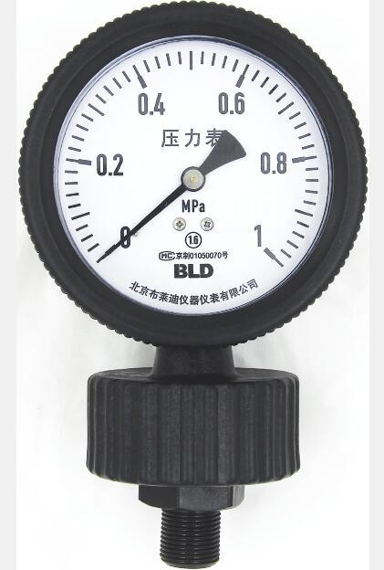 全塑（耐震）隔膜压力表 PYTS（N）-100.AO/PYTSN-063.AO.104.M120.M20