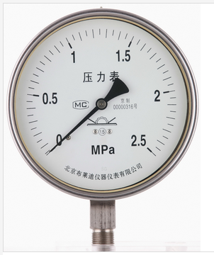 全不锈钢（耐震）安全型压力表 YQHB（N）-100.AO.531/ YQHB（N）-150.AO.531