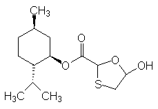 (2R,5R)-5-羥基-[1,3] -氧硫雜環(huán)戊烷 -2-羧酸孟酯 (HME)