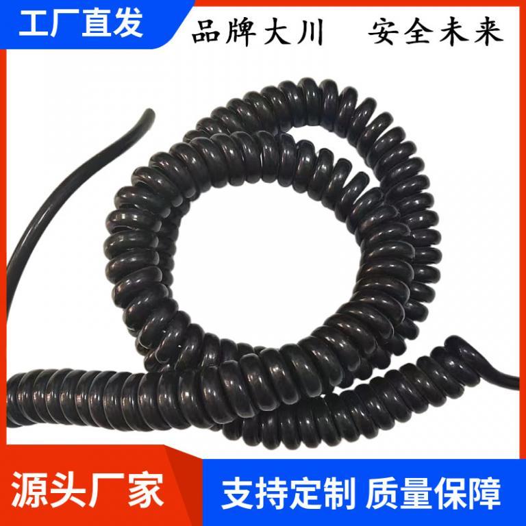 国标无氧铜4芯弹簧线耐磨/耐拉伸
