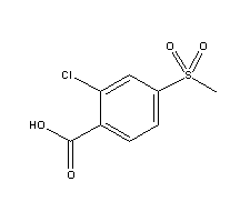 2-氯-4-甲砜基苯甲酸