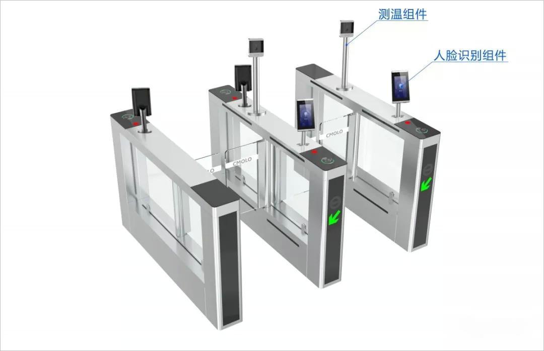 人脸识别闸机用于学校出入口管理