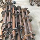 China Square Bar Shaft Helical Piles with Helix Leading Edges Sharpened - China Supplier