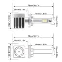 China taida LED automobiles Lights 880 car led headlight auto Head lamp Pure white Color - China Supplier