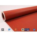 China 260℃ High Temperature Red Silicone Coated Fiberglass Fabric For Fireproof - China Supplier