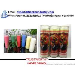 China glass/metal/tin jar candle holder paraffin wax candle - China Supplier