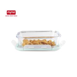 China High Borosilicate Glass Food Storage Container with Airtight Lid - China Supplier