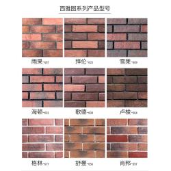 China Artificial culture stone background archaize brick red brick wall brick - China Supplier