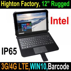 China HIDON 12 inch rugged Windows 10 tablet with NFC Barcode scanner IP67 waterproof Rugged Tablet - China Supplier