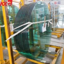 China China glass manufacturer wholesale price safety clear round tempered glass - China Supplier