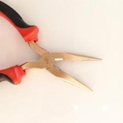 China aluminum bronze beryllium copper alloy 8inch long nose pliers non sparking tools - China Supplier