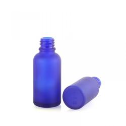 China Latest New Design 20Ml 100Ml Cobalt Blue Bottles Cosmetic Essential Oil Dropper Glass Bottle - China Supplier