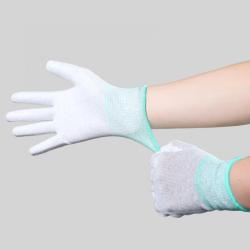 China Carbon anti-static coated palm gloves for production protection - China Supplier