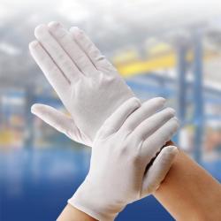 China Quality white cotton gloves production protection - China Supplier