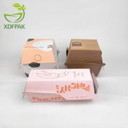 China F-flute Corrugated Burger Boxes - China Supplier