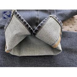 China New Design Water Washed Denim Ripped Blue Fashion  Jeans - China Supplier