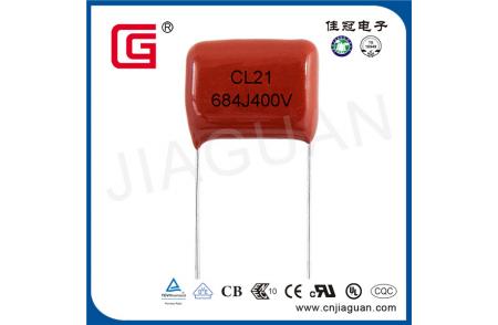 CL21金属化聚酯膜直流电容器