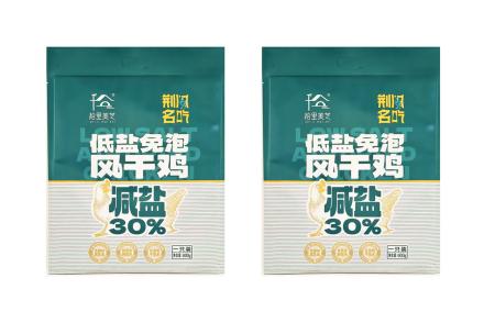 免泡风干鸡彩袋包装