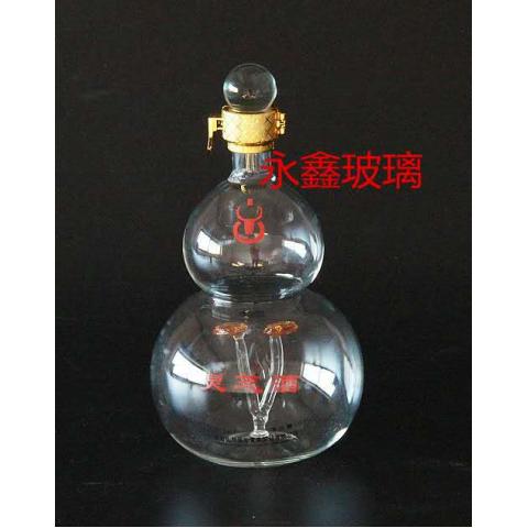高硼硅玻璃工艺酒瓶葫芦形透明酒瓶