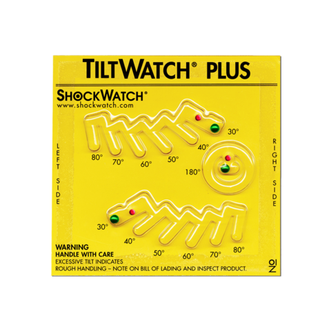防倾斜标签Tiltwatch Plus多角度