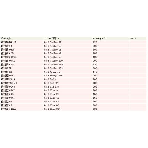 酸性染料