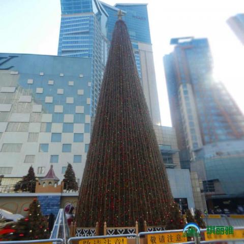 圣诞节大型布置铁架圣诞树