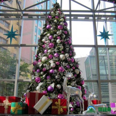 大型圣诞树装饰及定制安装圣诞场景布置