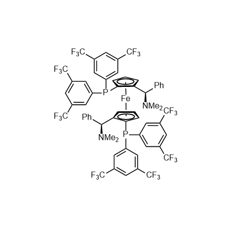 (SP,S′P)-1,1′-双{双[3,5-双(三氟甲基)苯基]膦基}-2,2′-双[(R)-α-(二甲氨基)苯甲基]二茂铁